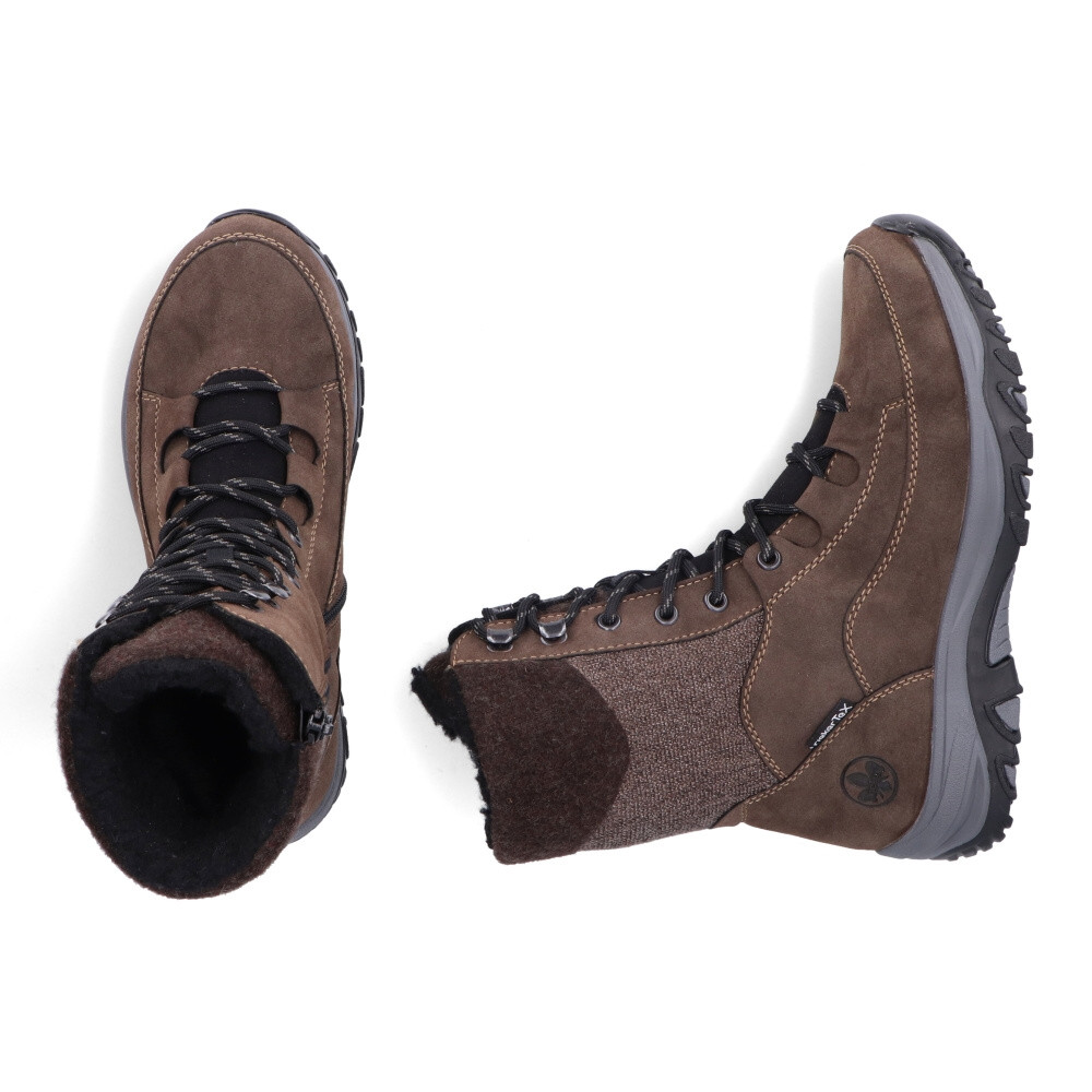 detail Dámská kotníková obuv RIEKER M9640-26 hnědá W4