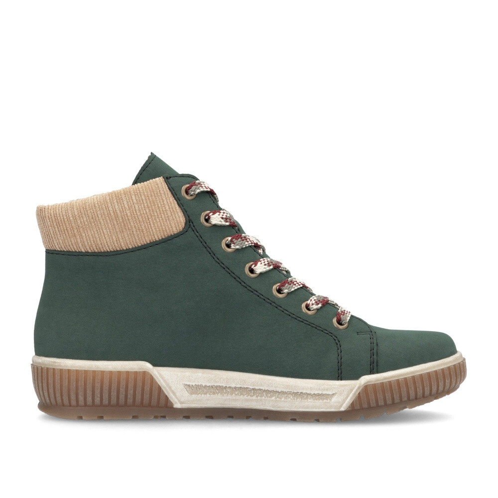 detail Dámská kotníková obuv RIEKER N0709-54 zelená W4