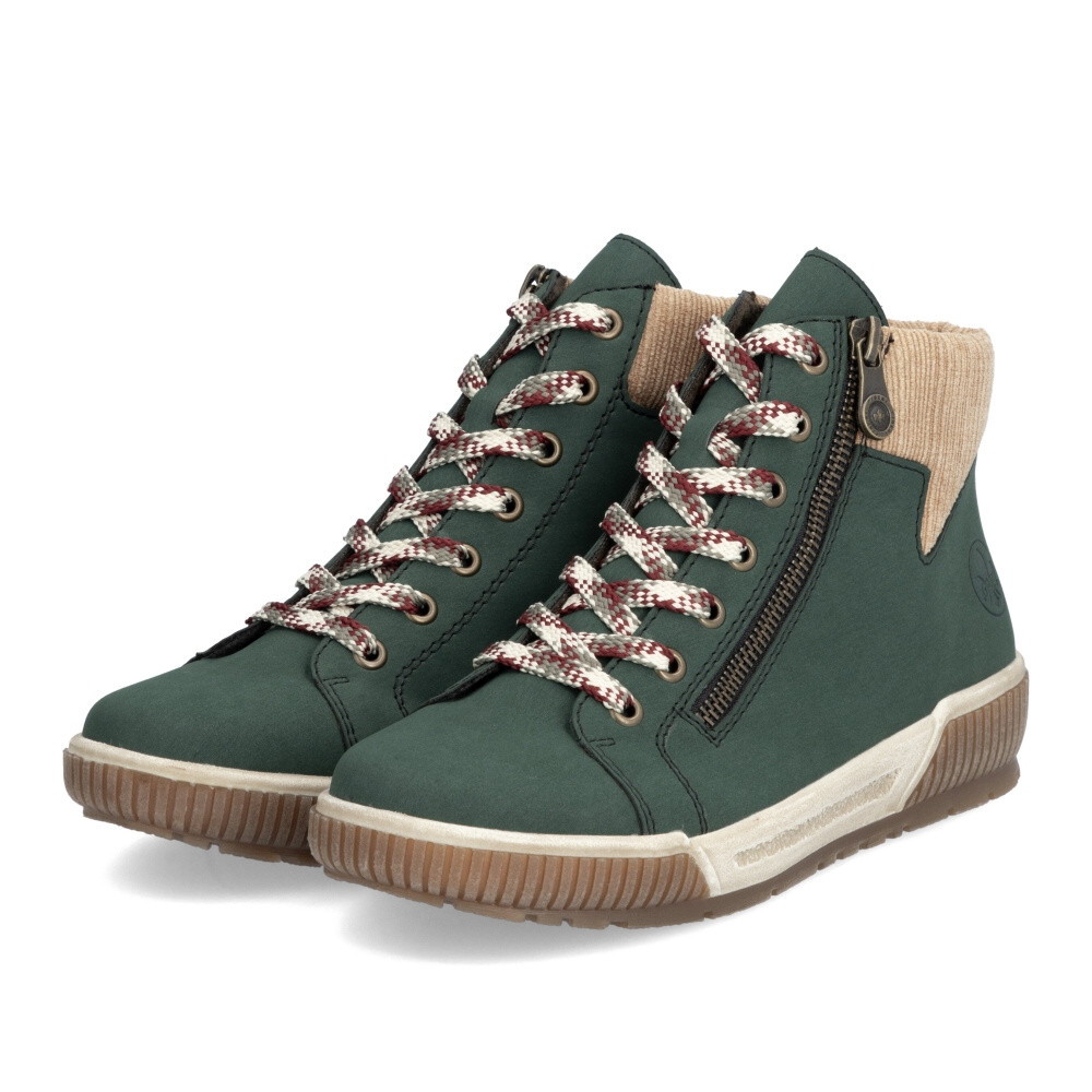 detail Dámská kotníková obuv RIEKER N0709-54 zelená W4