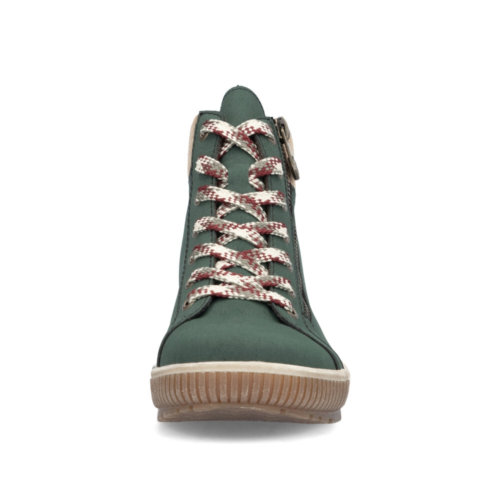 detail Dámská kotníková obuv RIEKER N0709-54 zelená W4