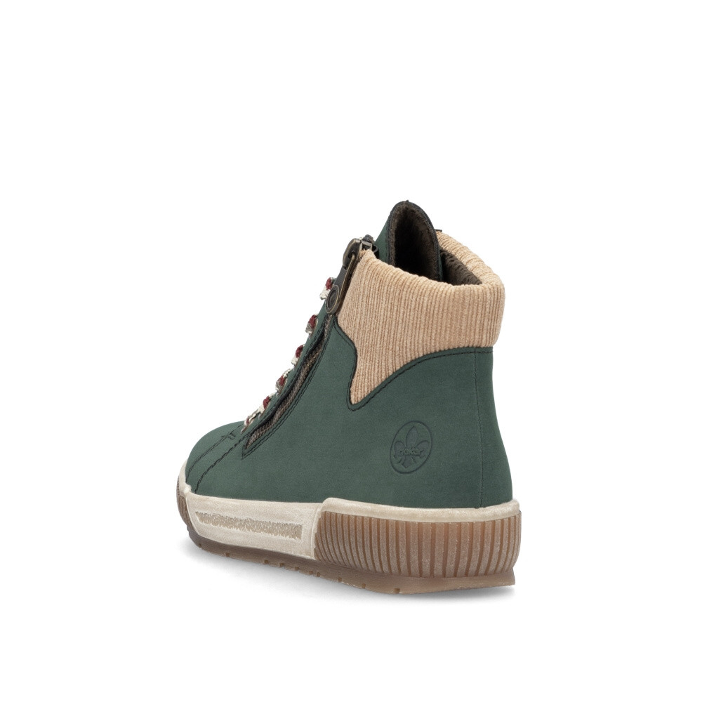 detail Dámská kotníková obuv RIEKER N0709-54 zelená W4