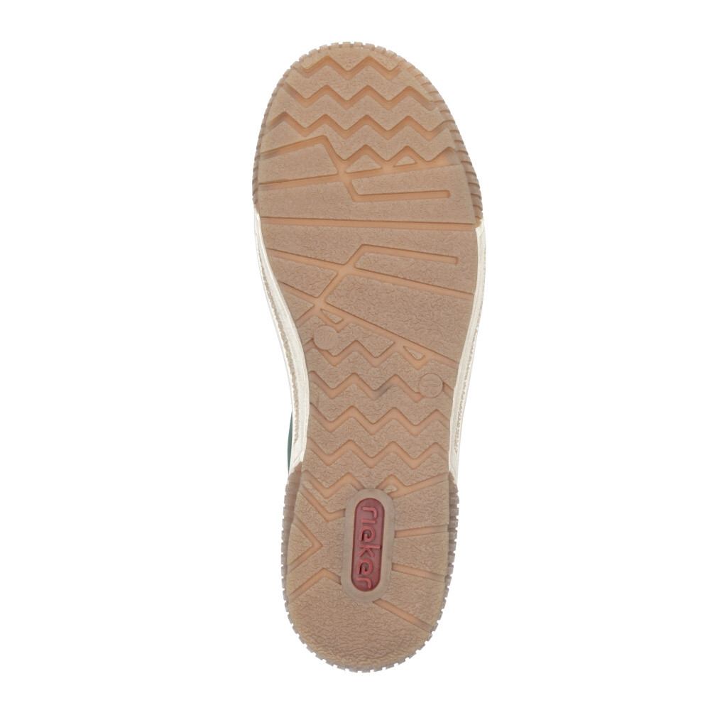 detail Dámská kotníková obuv RIEKER N0709-54 zelená W4