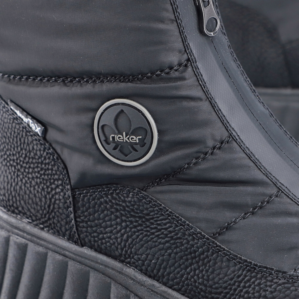 detail Dámská kotníková obuv RIEKER N2550-00 černá W4