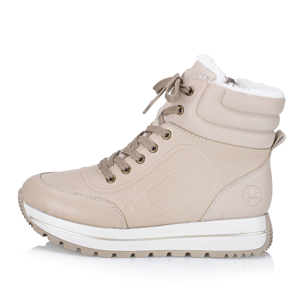 detail Dámská kotníková obuv RIEKER N4006-60 béžová W4