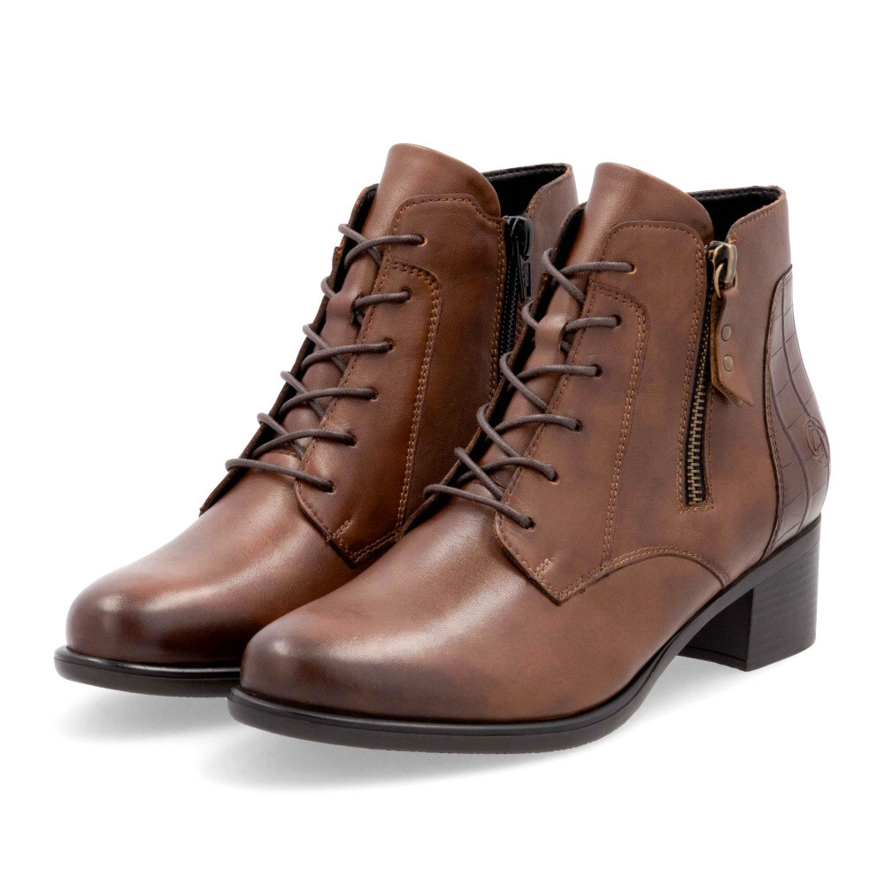 detail Dámská kotníková obuv REMONTE R5187-22 hnědá W4