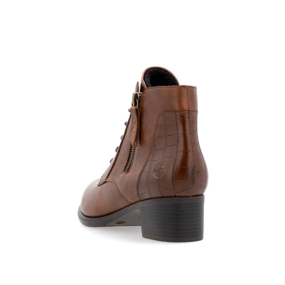 detail Dámská kotníková obuv REMONTE R5187-22 hnědá W4