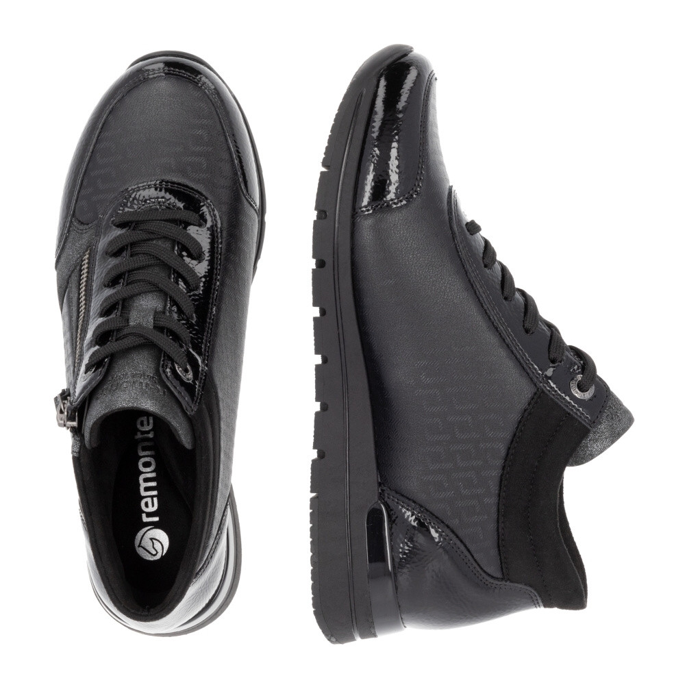 detail Dámská kotníková obuv REMONTE R6772-03 černá W4