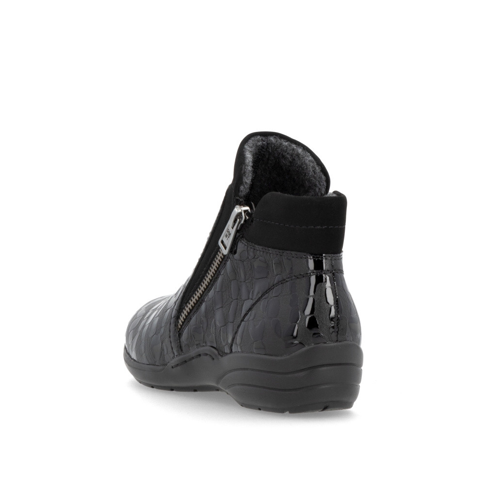 detail Dámska členková obuv REMONTE R7677-03 čierna W4