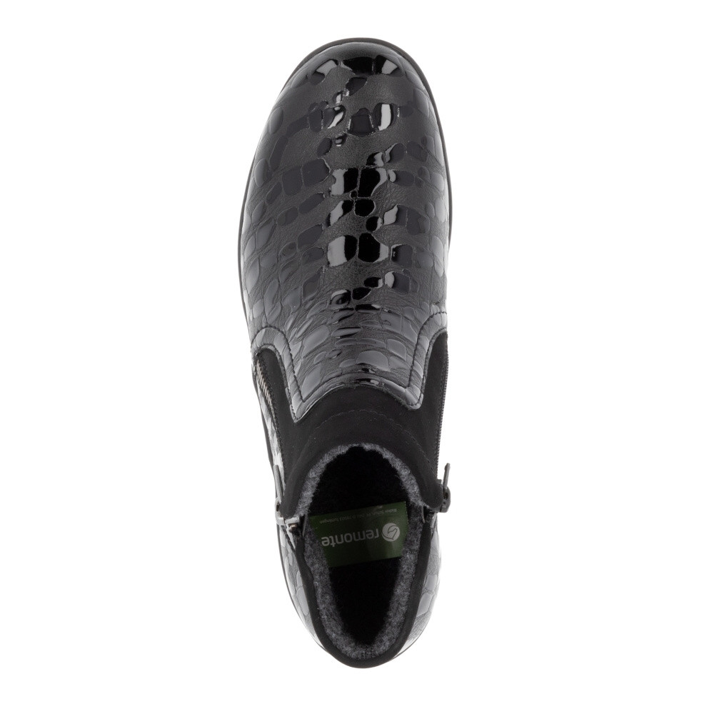 detail Dámska členková obuv REMONTE R7677-03 čierna W4