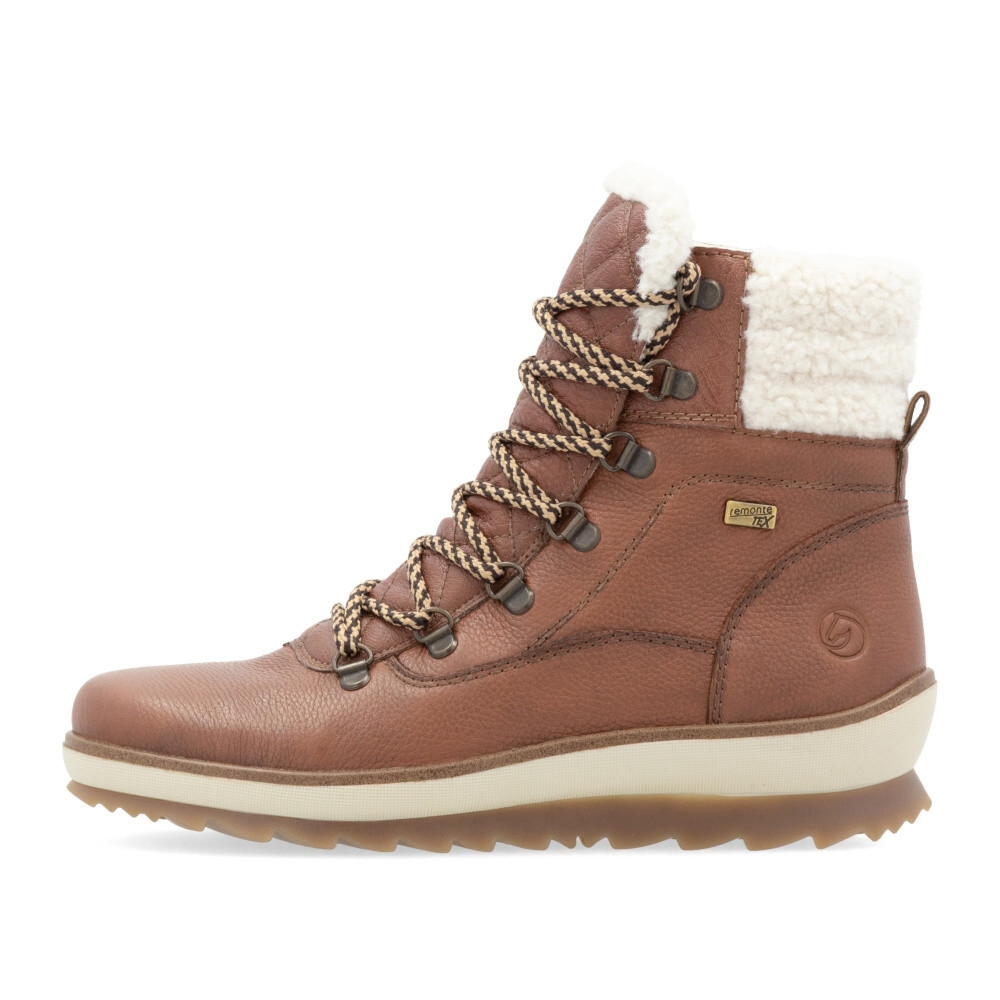 detail Dámská kotníková obuv REMONTE R8485-24 hnědá W4