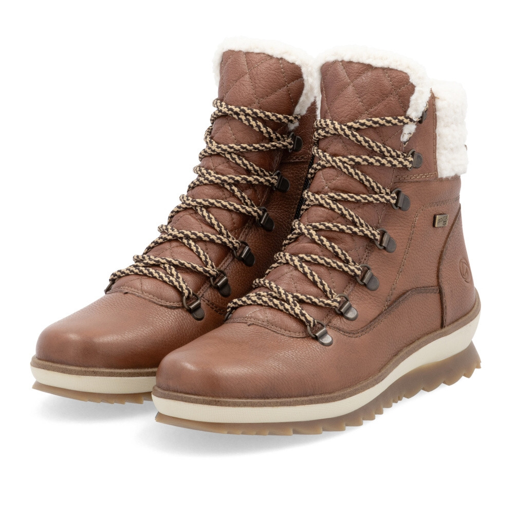 detail Dámská kotníková obuv REMONTE R8485-24 hnědá W4