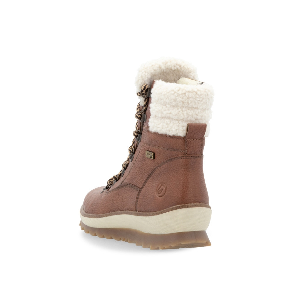 detail Dámská kotníková obuv REMONTE R8485-24 hnědá W4