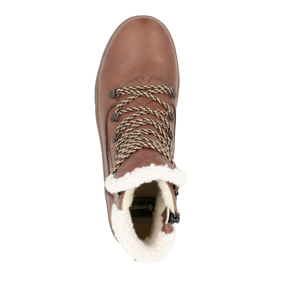 detail Dámská kotníková obuv REMONTE R8485-24 hnědá W4