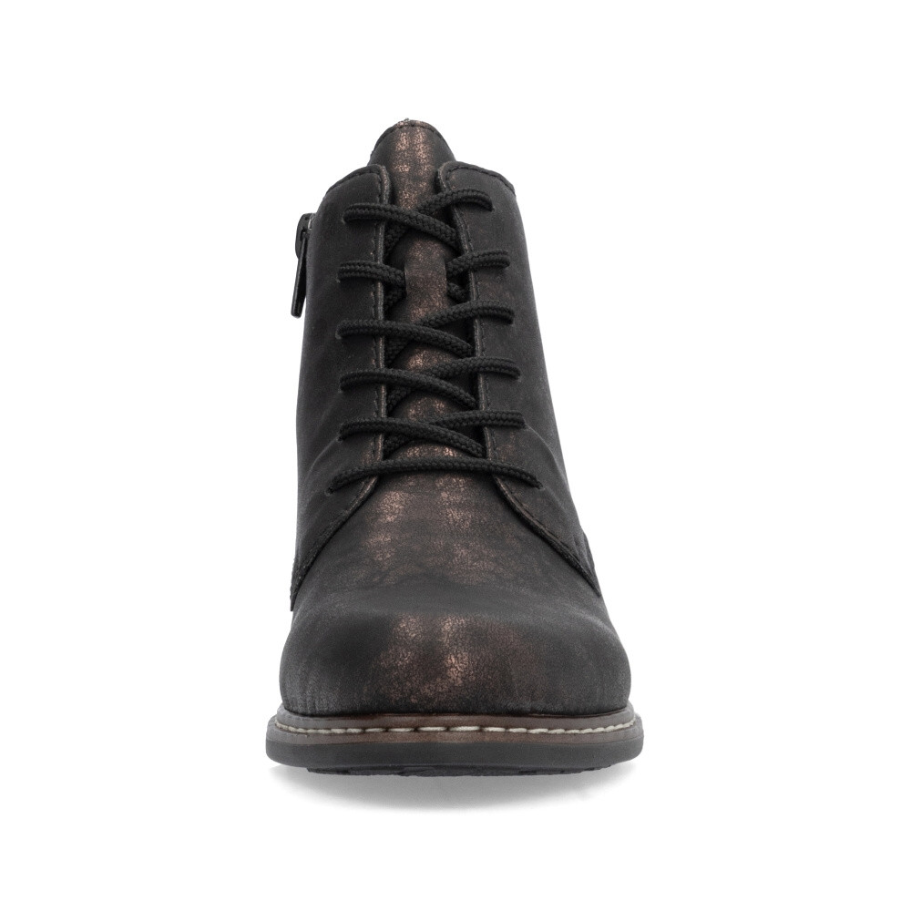 detail Dámska členková obuv RIEKER Y0830-90 čierna W4