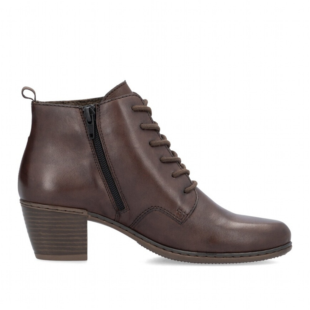 detail Dámská kotníková obuv RIEKER Y2101-25 hnědá W4