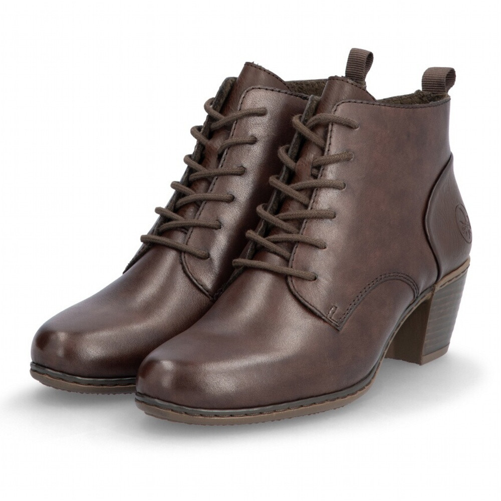 detail Dámská kotníková obuv RIEKER Y2101-25 hnědá W4