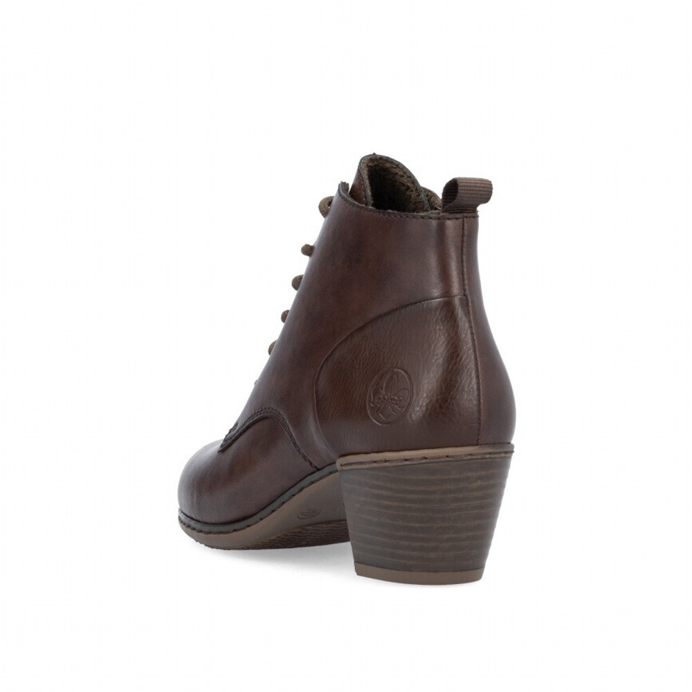 detail Dámská kotníková obuv RIEKER Y2101-25 hnědá W4