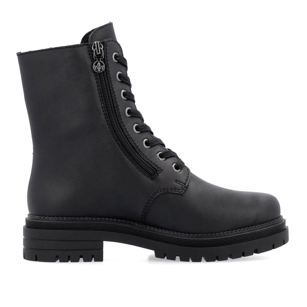 detail Dámská kotníková obuv RIEKER Y3100-00 černá W4