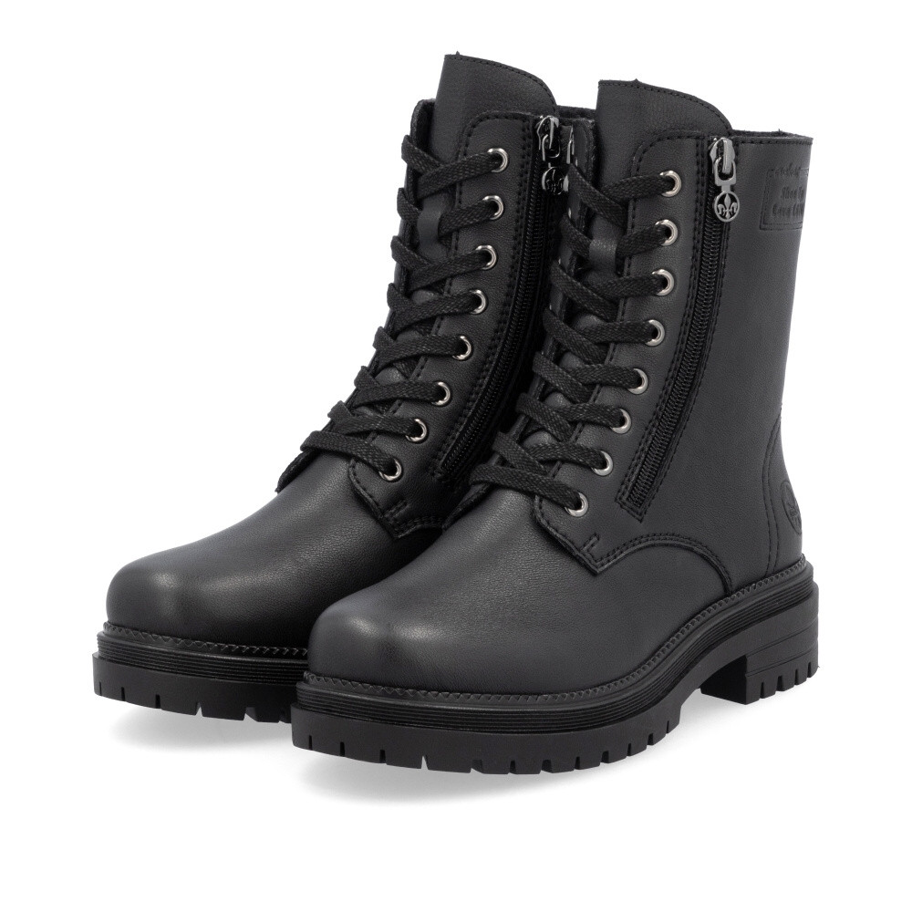 detail Dámská kotníková obuv RIEKER Y3100-00 černá W4