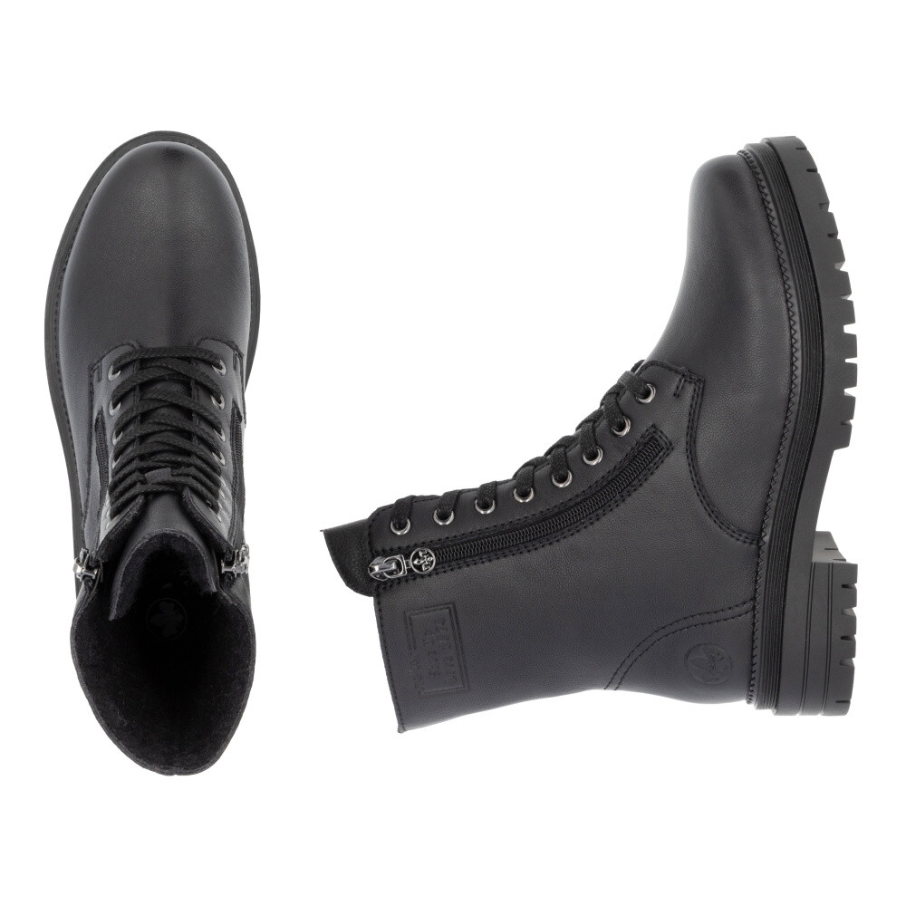 detail Dámská kotníková obuv RIEKER Y3100-00 černá W4