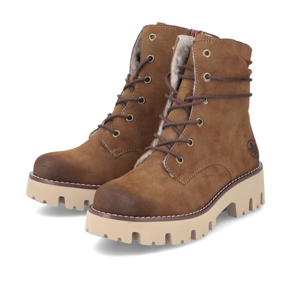 detail Dámská kotníková obuv RIEKER Y3329-24 hnědá W4