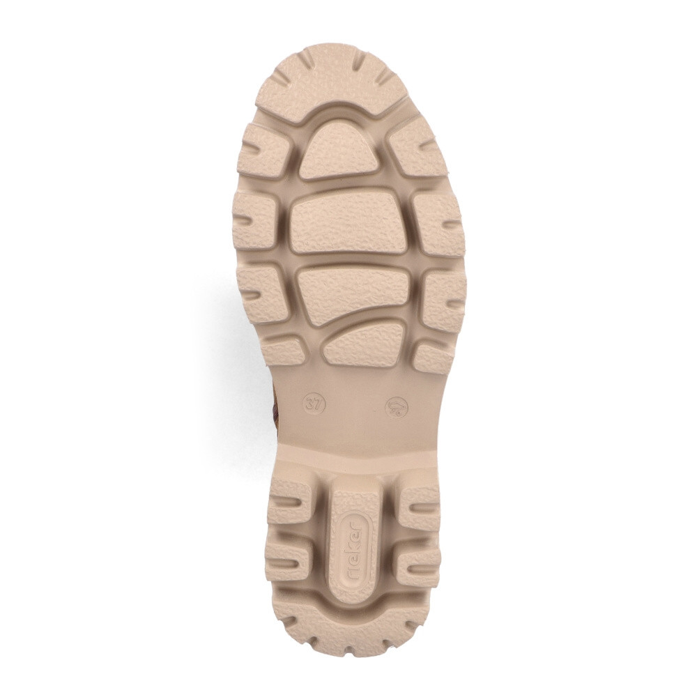 detail Dámská kotníková obuv RIEKER Y3329-24 hnědá W4