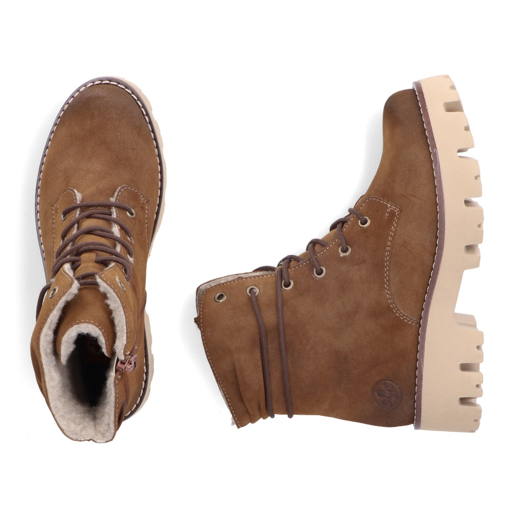 detail Dámská kotníková obuv RIEKER Y3329-24 hnědá W4