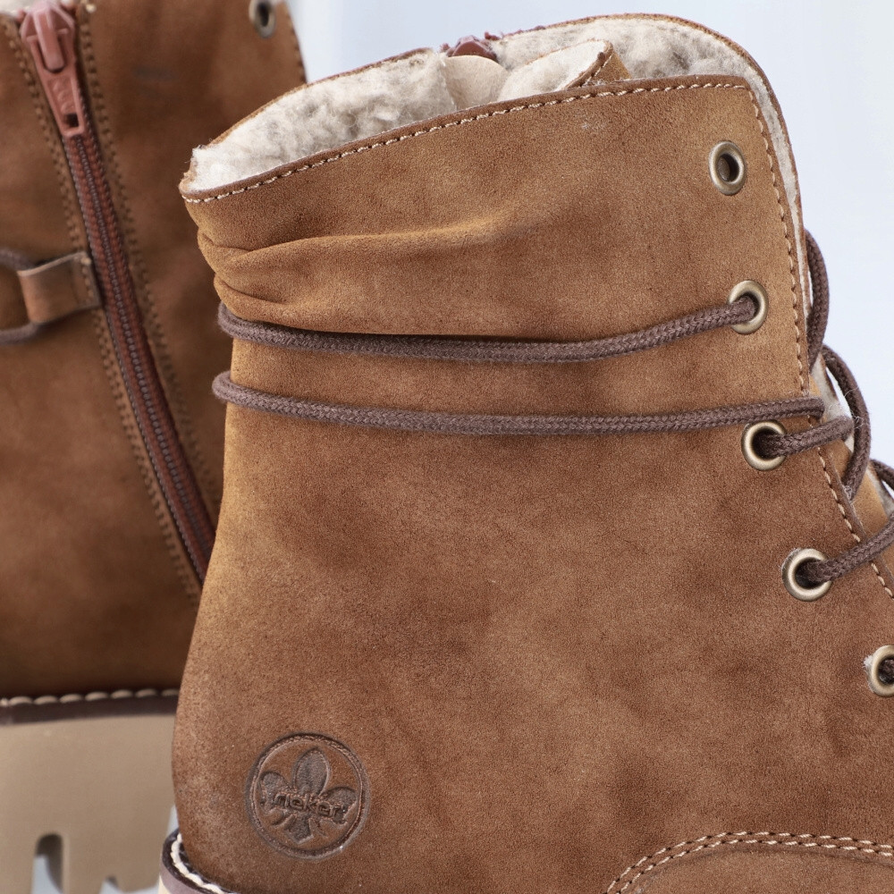 detail Dámská kotníková obuv RIEKER Y3329-24 hnědá W4