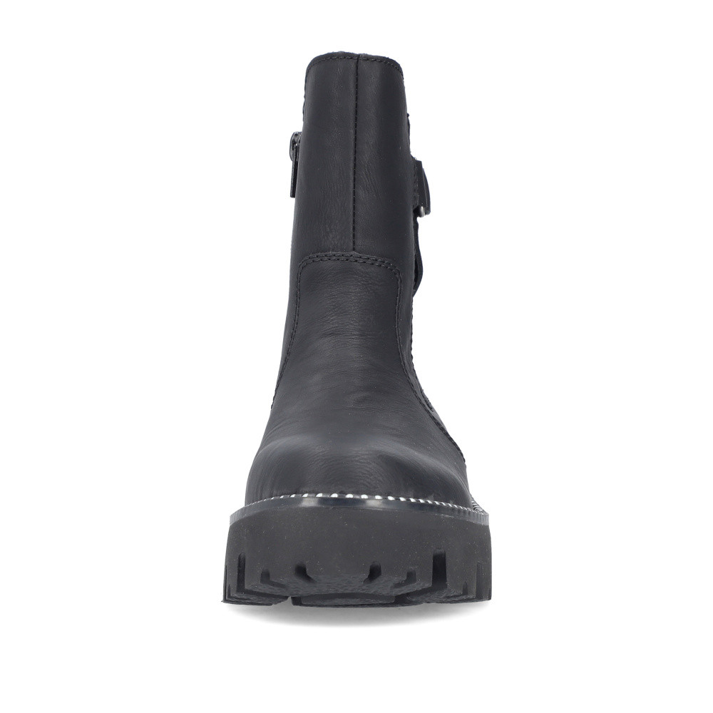 detail Dámská kotníková obuv RIEKER Y3380-00 černá W4