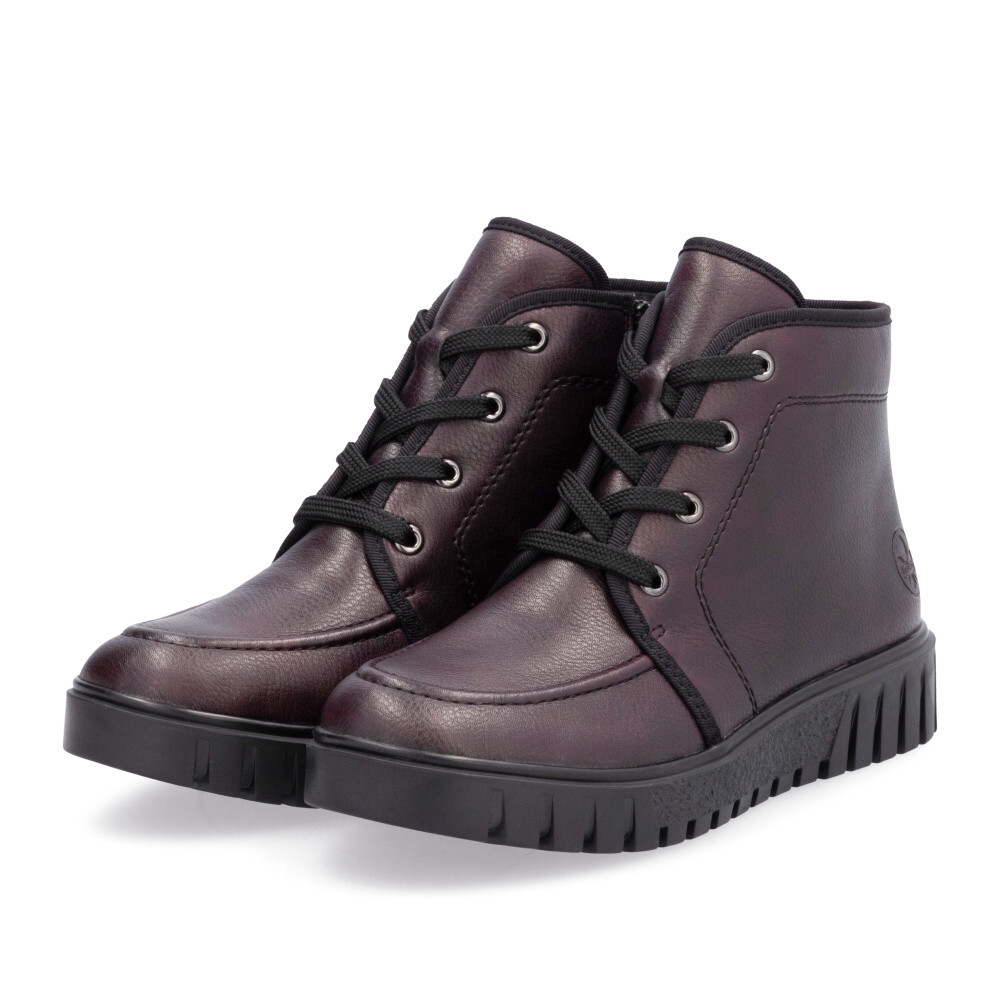 detail Dámská kotníková obuv RIEKER Y3407-35 červená W4