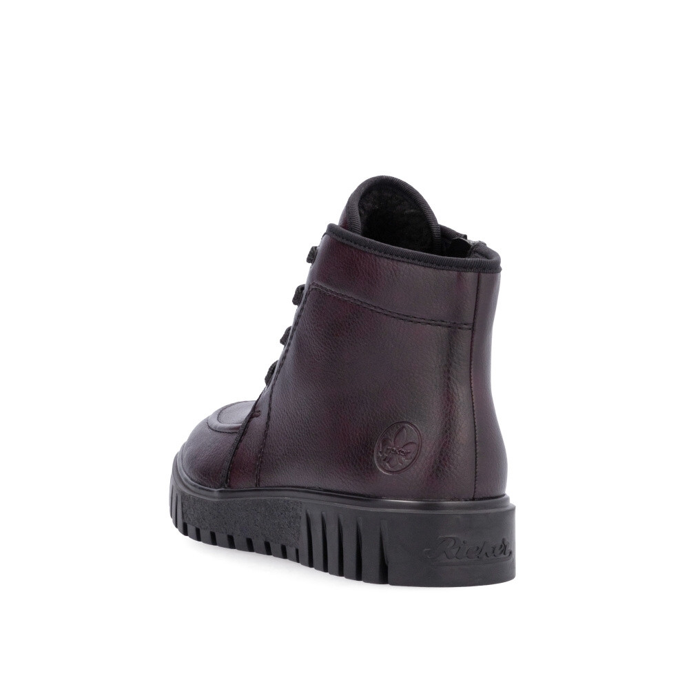 detail Dámská kotníková obuv RIEKER Y3407-35 červená W4