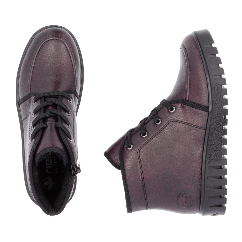 detail Dámská kotníková obuv RIEKER Y3407-35 červená W4