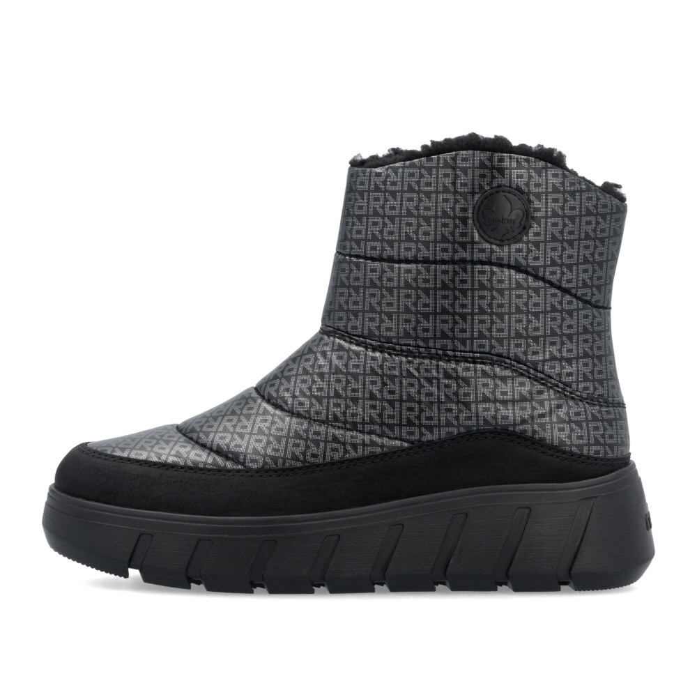 detail Dámská kotníková obuv RIEKER Y3552-00 černá W5