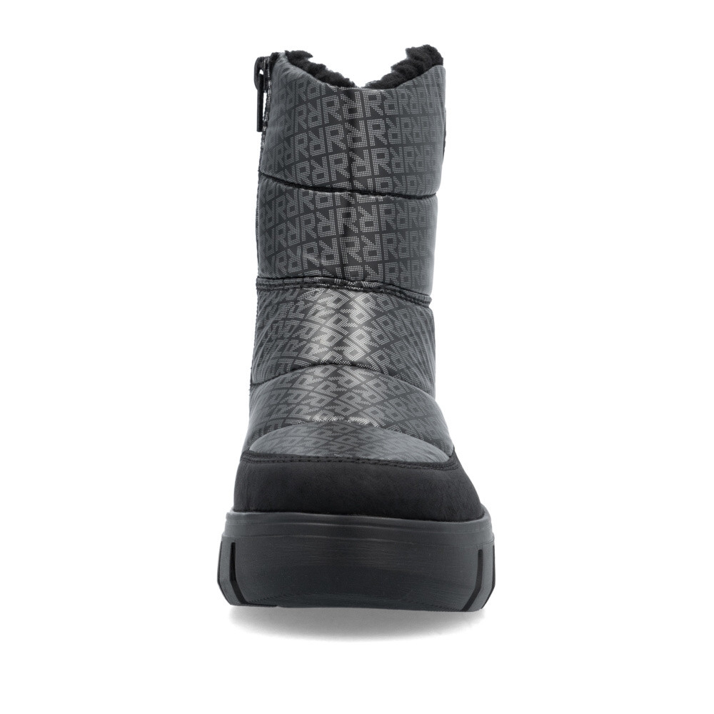 detail Dámská kotníková obuv RIEKER Y3552-00 černá W5