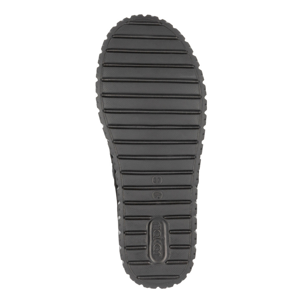 detail Dámská kotníková obuv RIEKER Y8857-00 černá W4