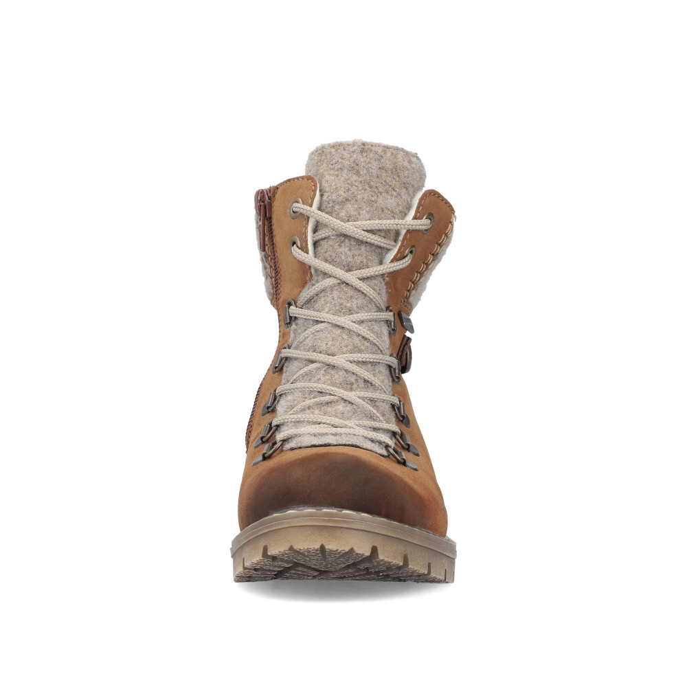 detail Dámská kotníková obuv RIEKER Y9131-24 hnědá W4