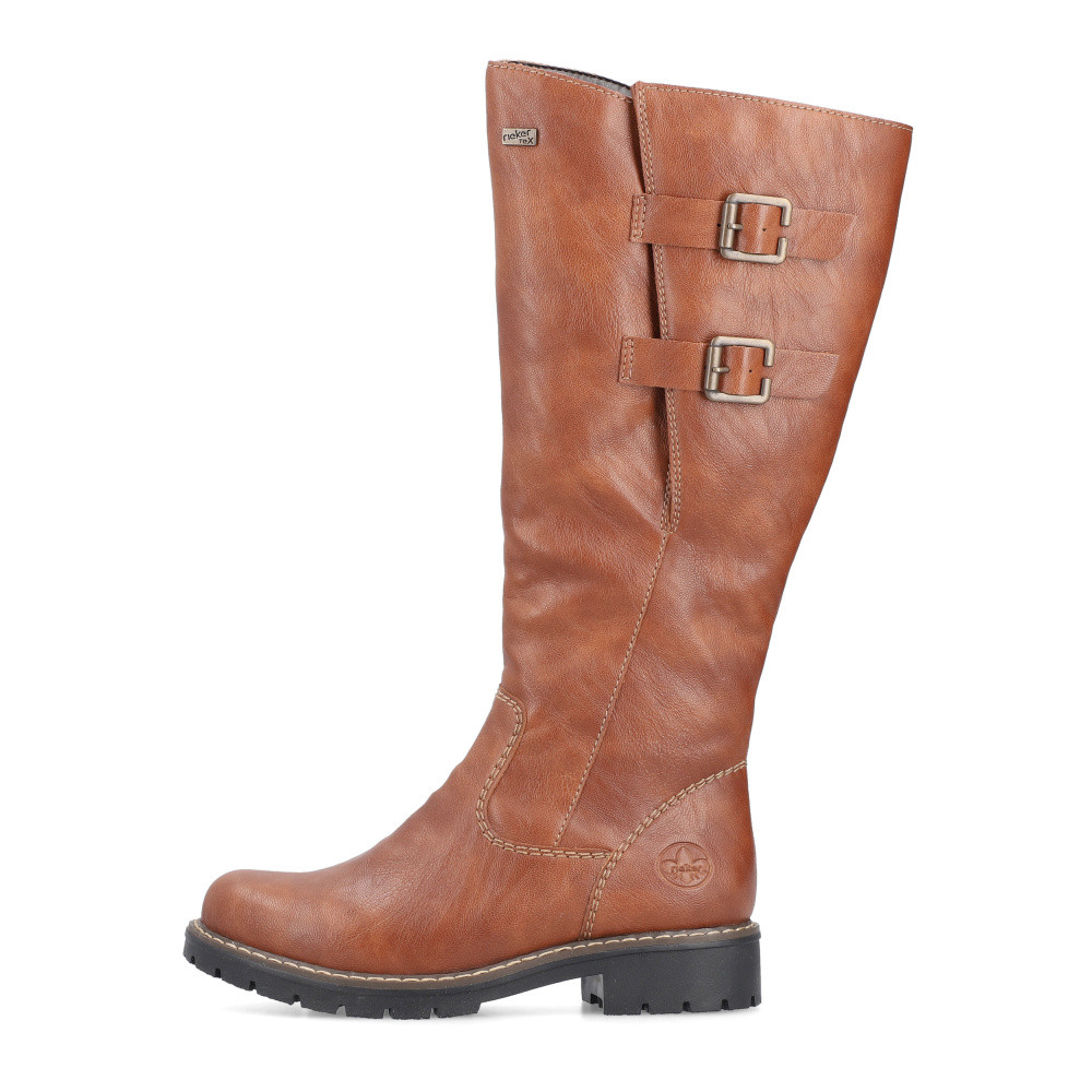 detail Dámské kozačky RIEKER Y9193-22 hnědá W4