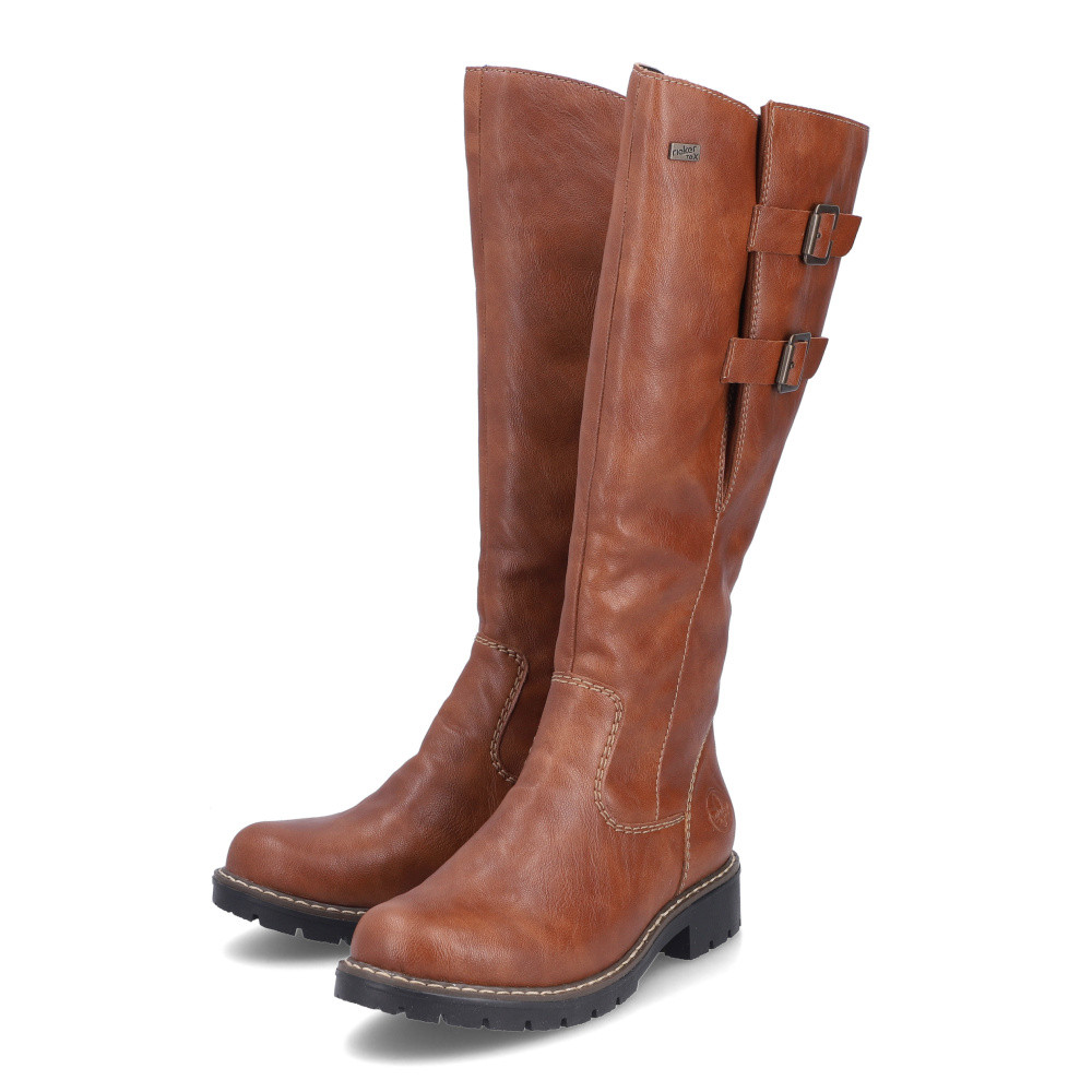 detail Dámské kozačky RIEKER Y9193-22 hnědá W4