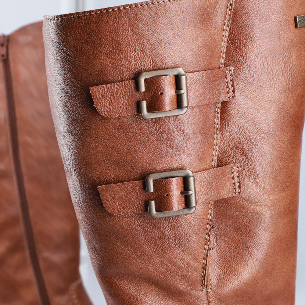 detail Dámské kozačky RIEKER Y9193-22 hnědá W4