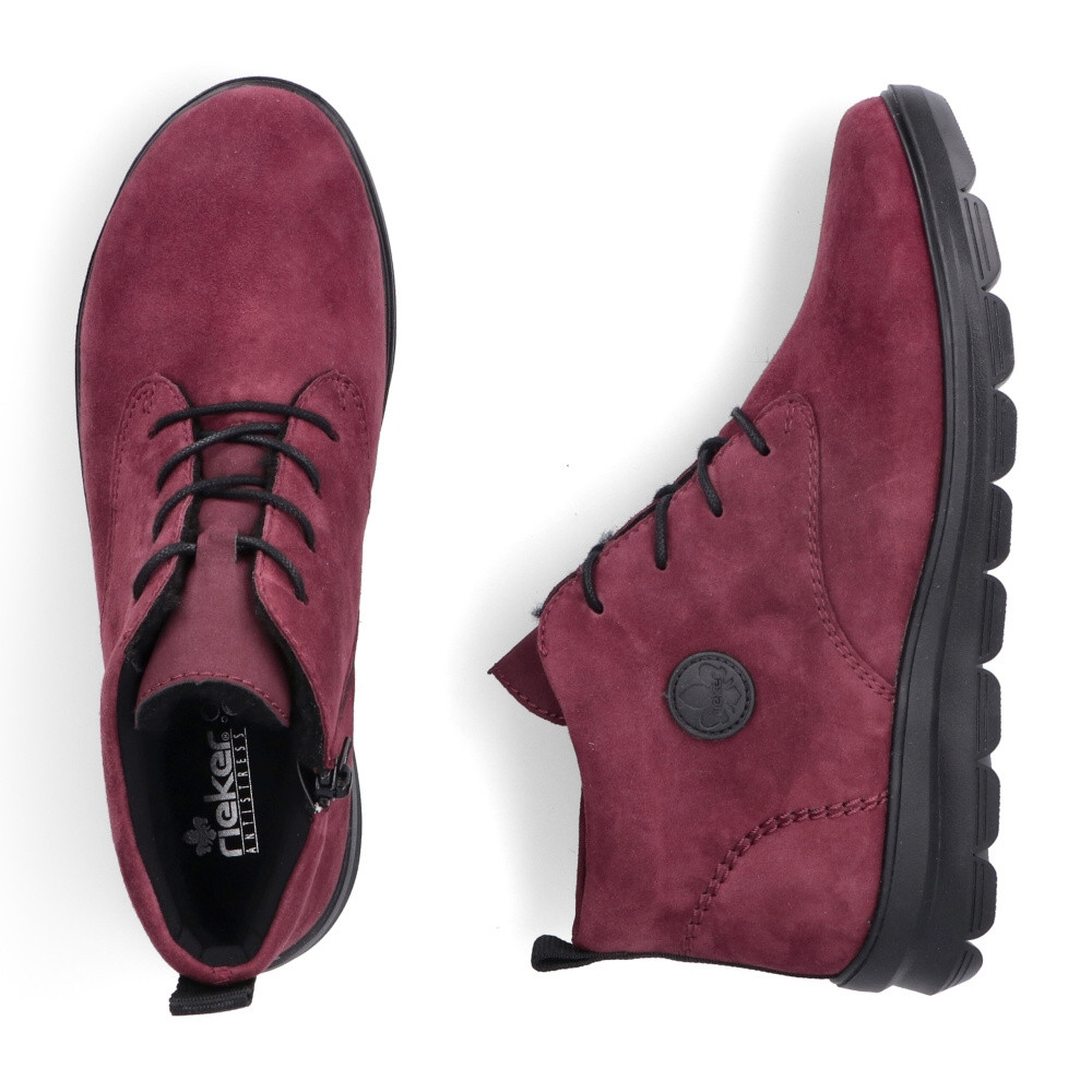 detail Dámská kotníková obuv RIEKER Z0022-35 červená W5