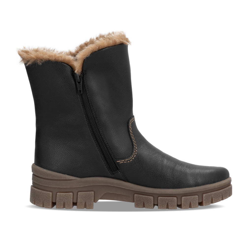 detail Dámská kotníková obuv RIEKER Z1150-00 černá W4