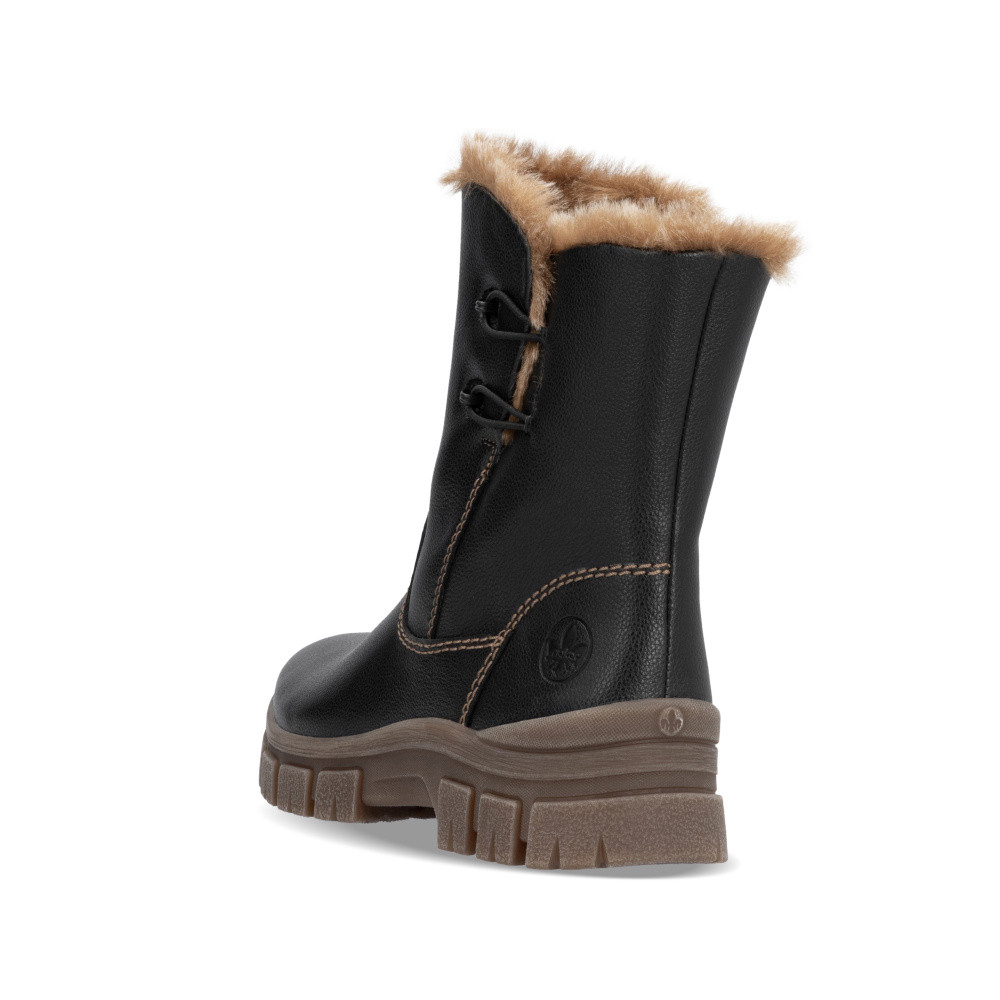 detail Dámská kotníková obuv RIEKER Z1150-00 černá W4