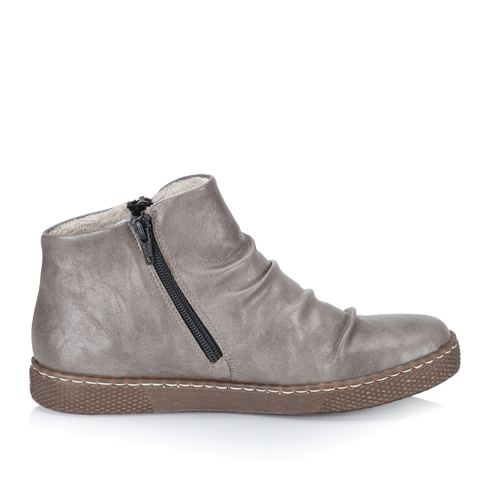 detail Dámská kotníková obuv RIEKER Z1263-42 šedá W4