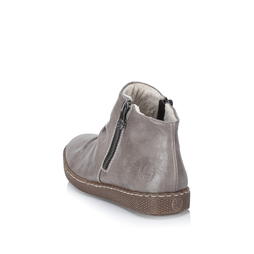 detail Dámská kotníková obuv RIEKER Z1263-42 šedá W4
