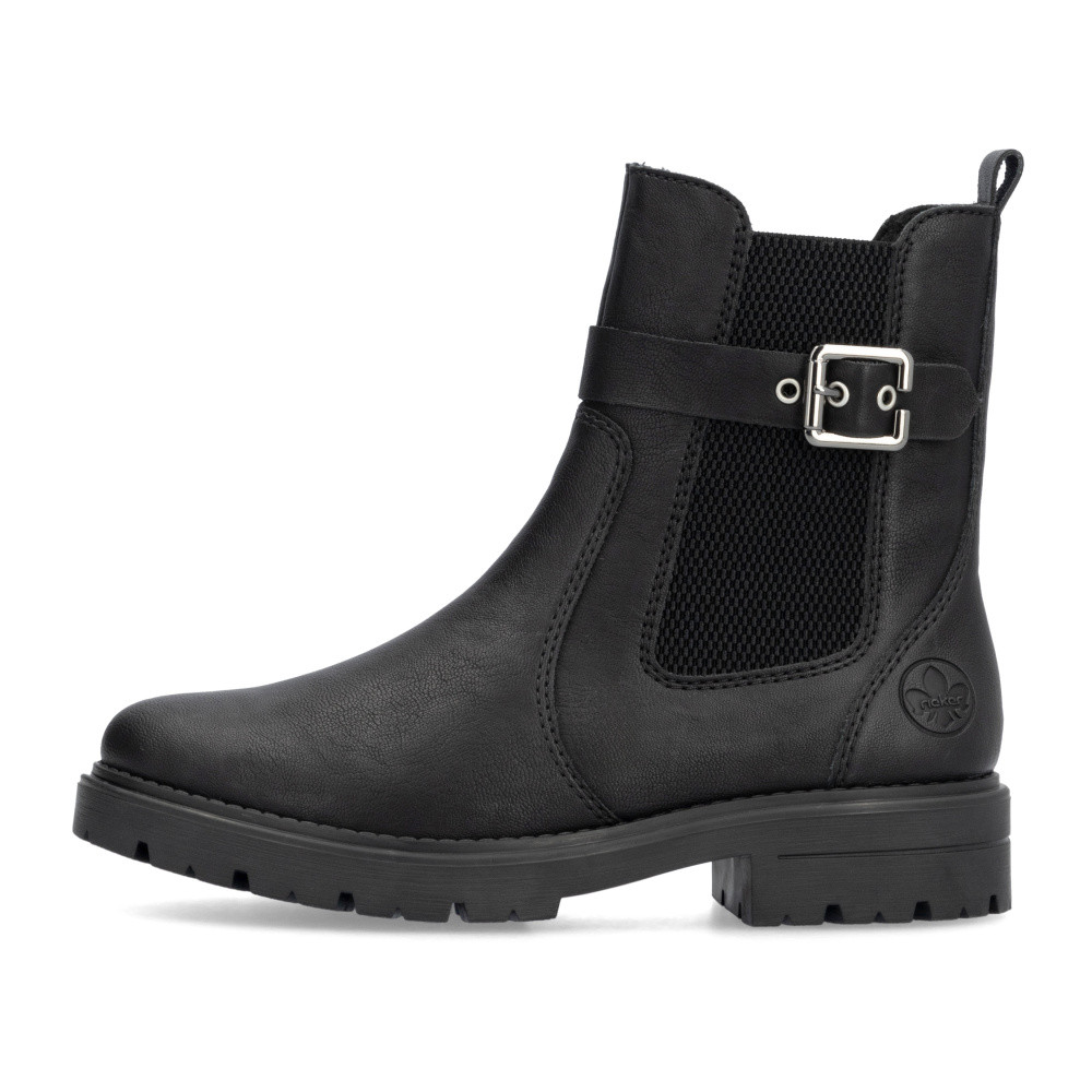 detail Dámská kotníková obuv RIEKER Z2856-00 černá W4