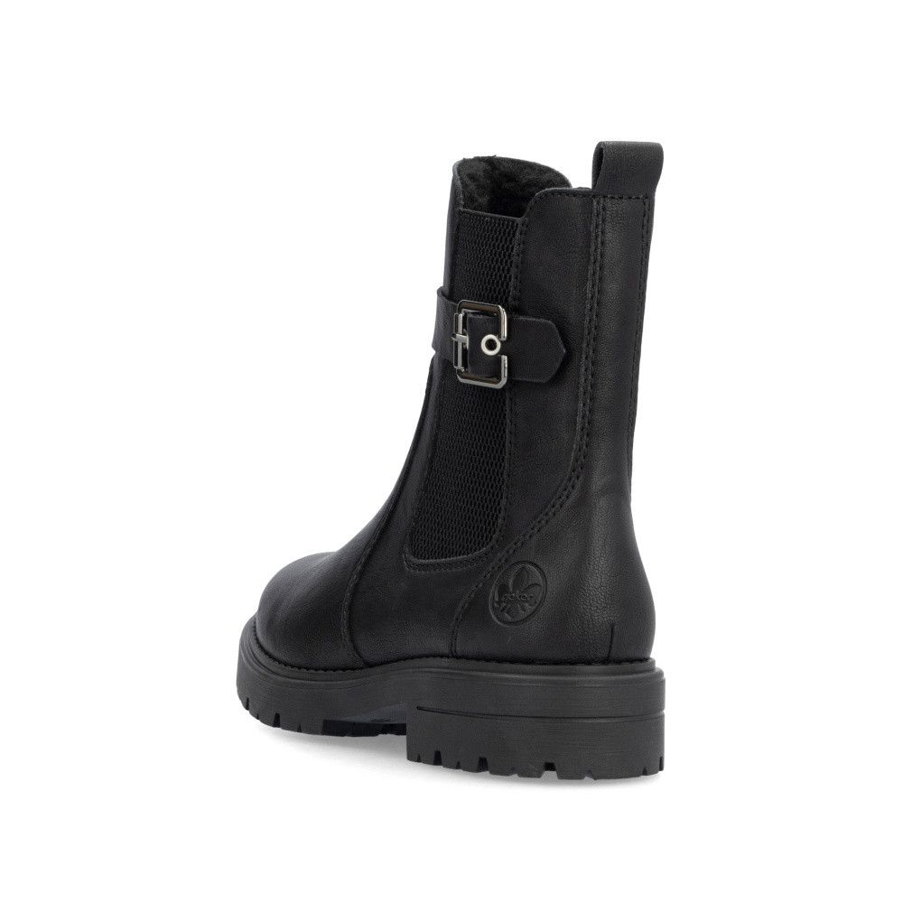 detail Dámská kotníková obuv RIEKER Z2856-00 černá W4