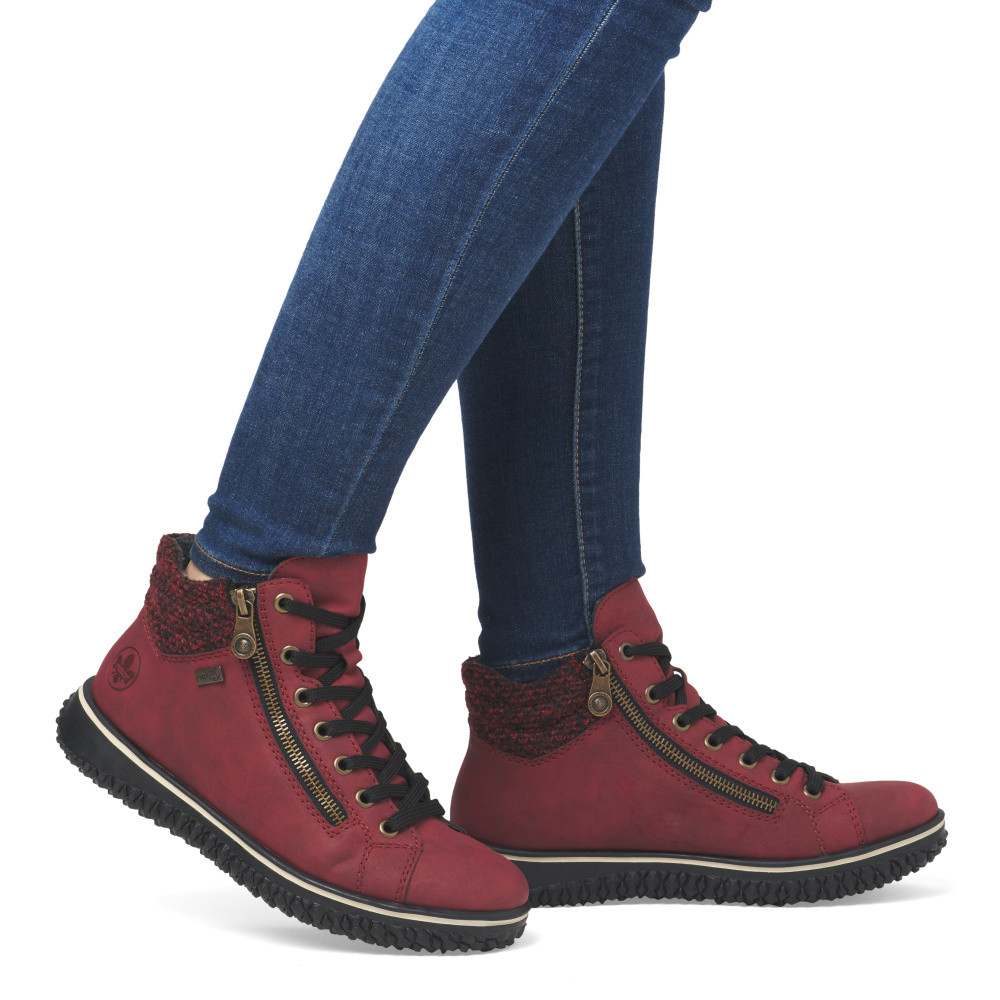 detail Dámská kotníková obuv RIEKER Z4263-35 červená W5