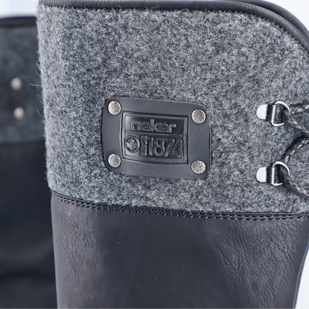 detail Dámské kozačky RIEKER Z4765-00 černá W4