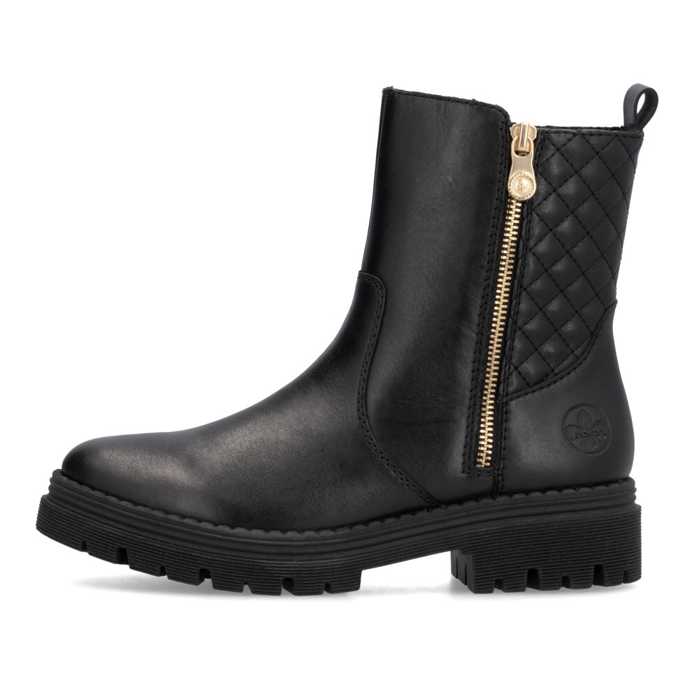 detail Dámská kotníková obuv RIEKER Z8551-00 černá W4