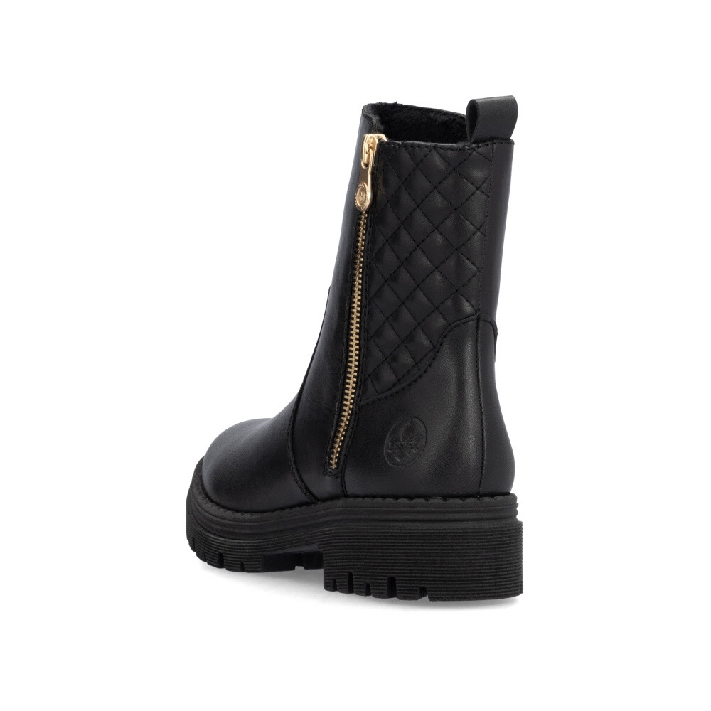 detail Dámská kotníková obuv RIEKER Z8551-00 černá W4